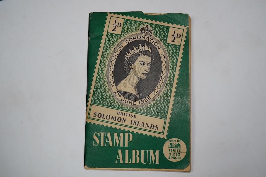 World stamps, mint unused and used in various stock books and albums